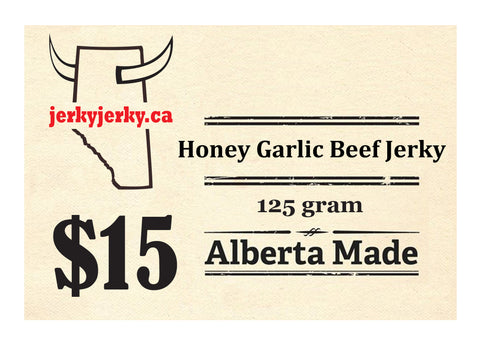 Honey Garlic Beef Jerky